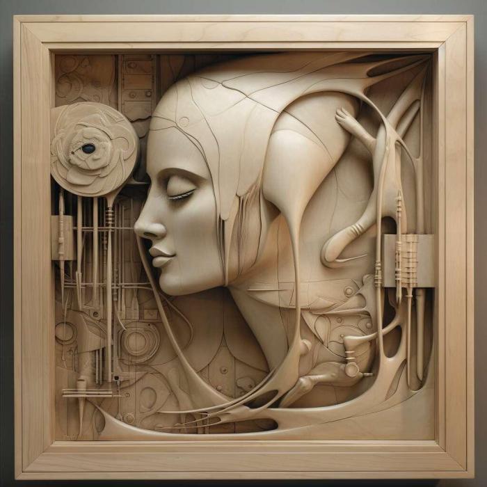 نموذج ثلاثي الأبعاد لآلة CNC 3D Art 